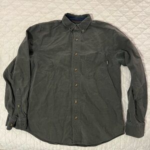 Woolrich Men's Sportsman Chamois Shirt FOREST GREEN